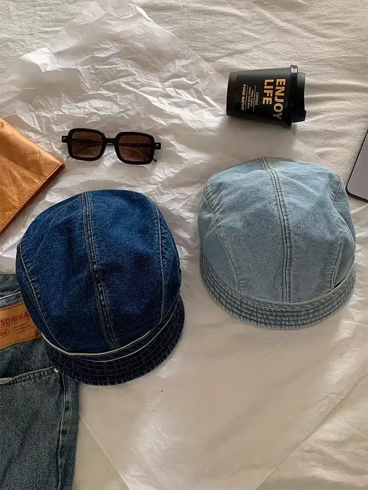 360° Wide Angle Denim Bucket Hat for Girls — feature 20