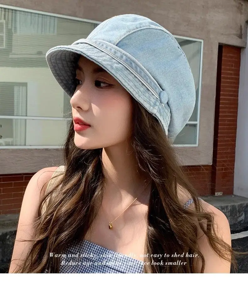 360° Wide Angle Denim Bucket Hat for Girls — feature 3