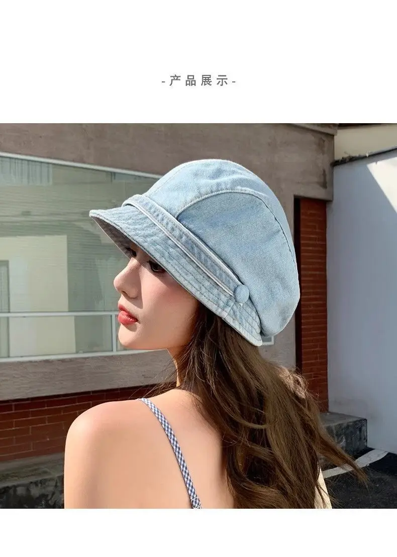 360° Wide Angle Denim Bucket Hat for Girls — feature 4