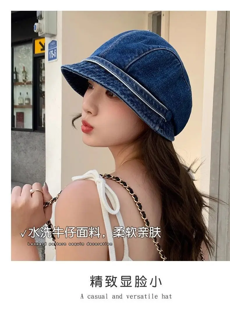 360° Wide Angle Denim Bucket Hat for Girls — feature 5