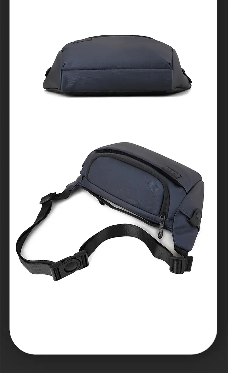 Men's Black Crossbody Bag with Adjustable Strap — feature 26