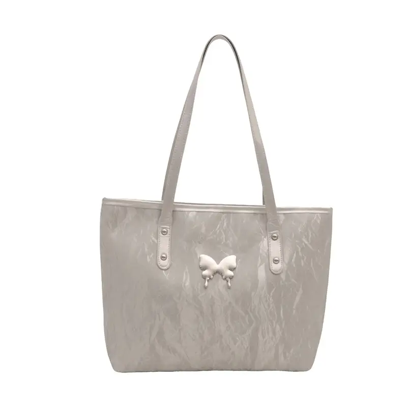 Women's Silver Handbag with Handle 2024 New Arrival - Image 2