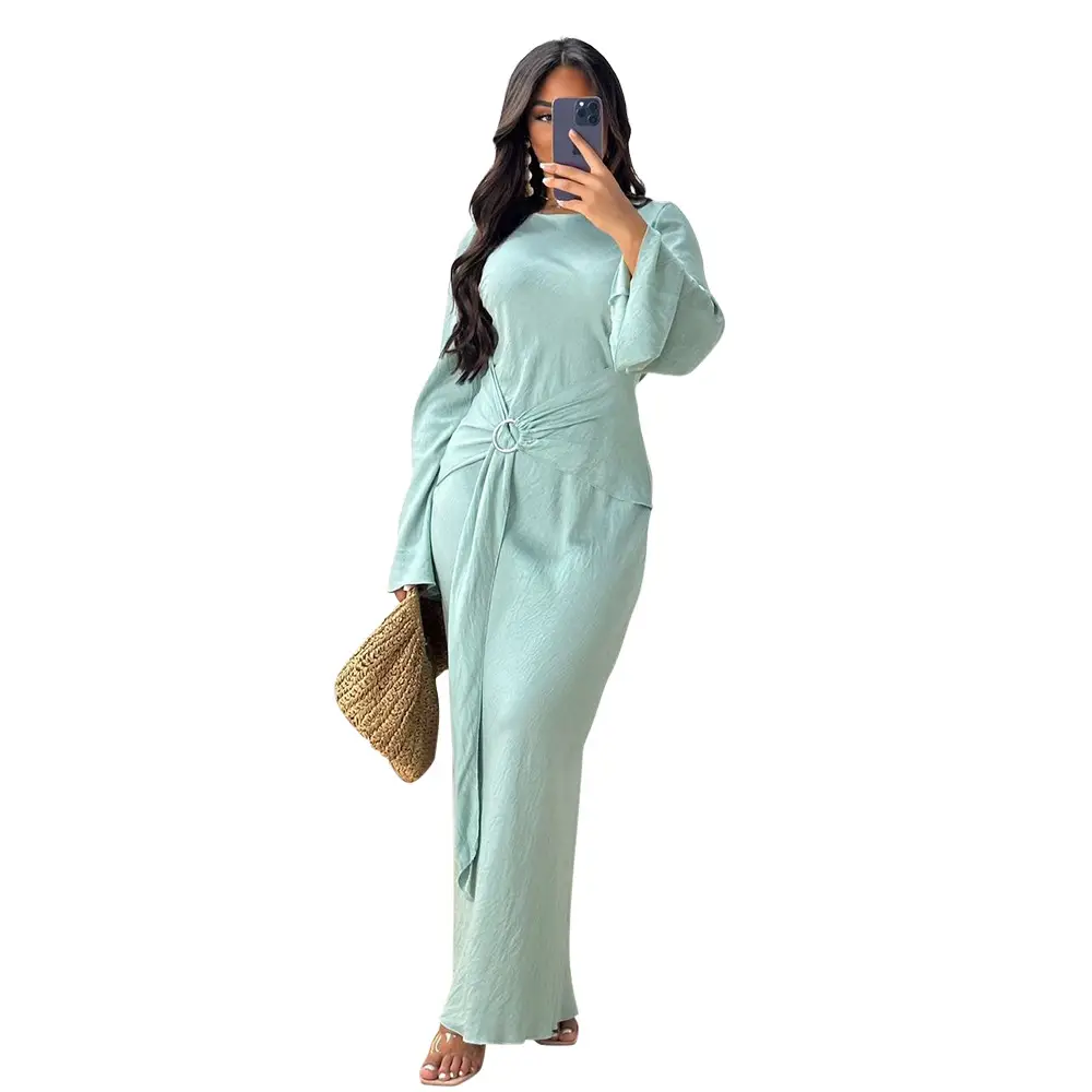 Xqy500331 Cross-Border Ethnic Clothing 2024 Hot-Selling Elegant Dress Commuter Gown — feature 10