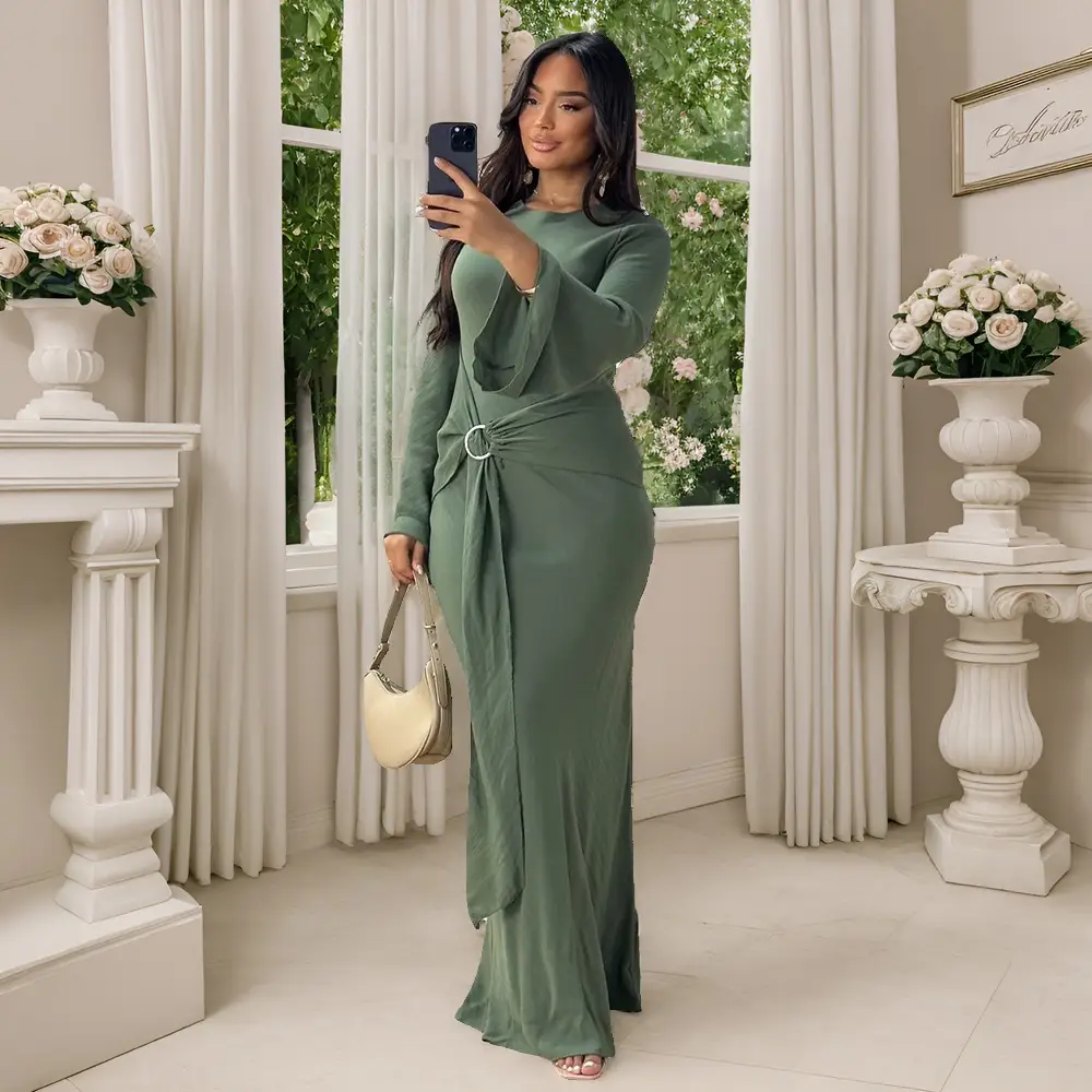 Xqy500331 Cross-Border Ethnic Clothing 2024 Hot-Selling Elegant Dress Commuter Gown — feature 15