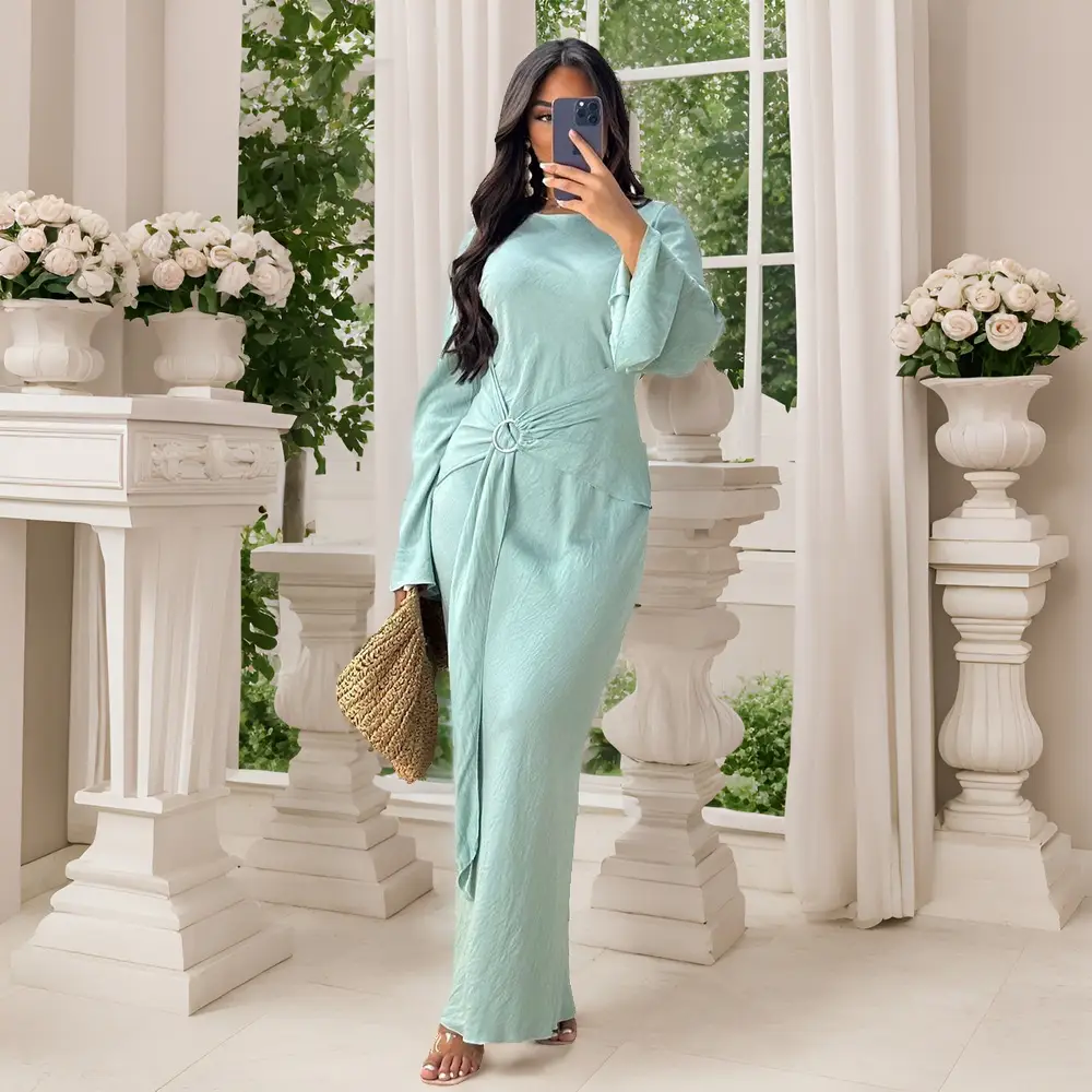 Xqy500331 Cross-Border Ethnic Clothing 2024 Hot-Selling Elegant Dress Commuter Gown — feature 16