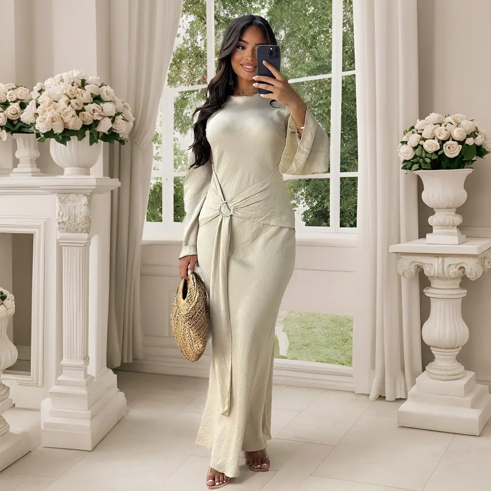 Xqy500331 Cross-Border Ethnic Clothing 2024 Hot-Selling Elegant Dress Commuter Gown — feature 17