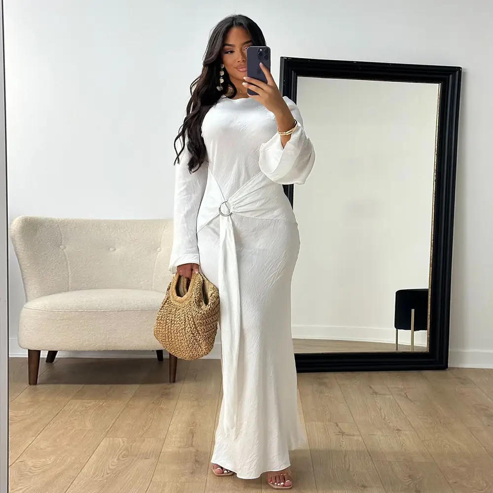 Xqy500331 Cross-Border Ethnic Clothing 2024 Hot-Selling Elegant Dress Commuter Gown — feature 8