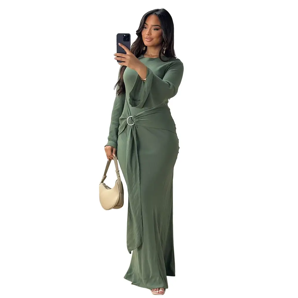 Xqy500331 Cross-Border Ethnic Clothing 2024 Hot-Selling Elegant Dress Commuter Gown — feature 9
