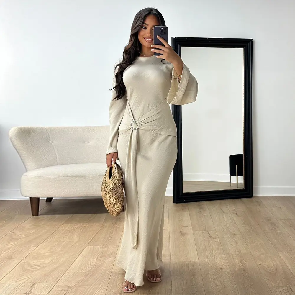 Xqy500331 Cross-Border Ethnic Clothing 2024 Hot-Selling Elegant Dress Commuter Gown