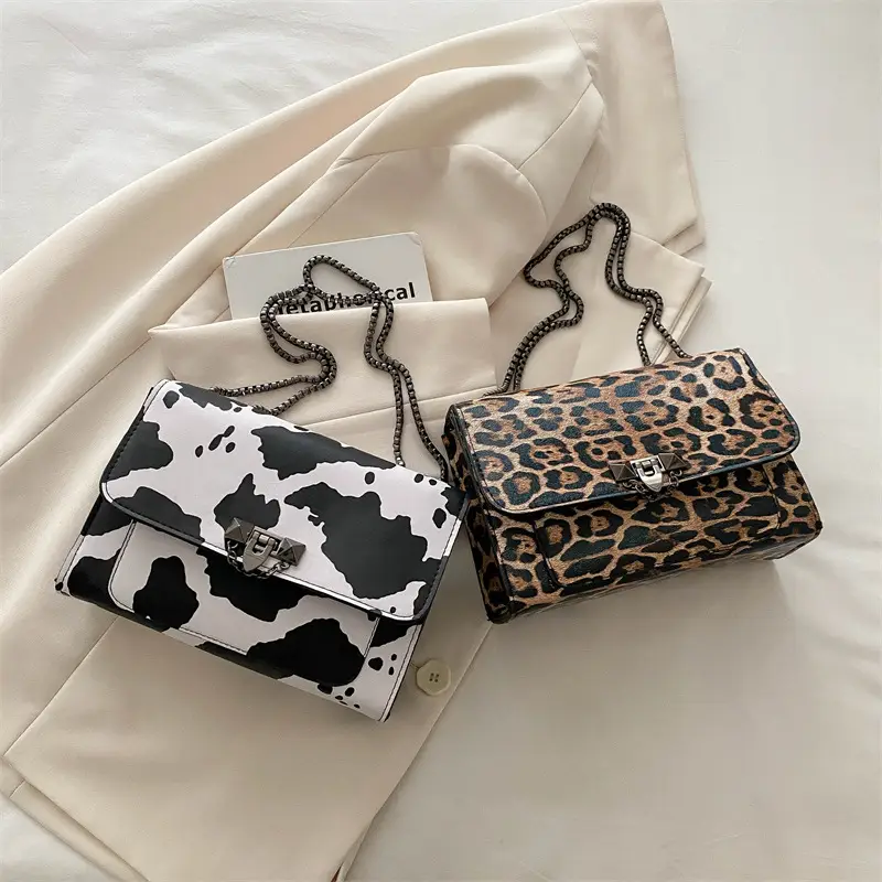 Leopard Print Chain Bag for Women Summer 2024 - Image 6