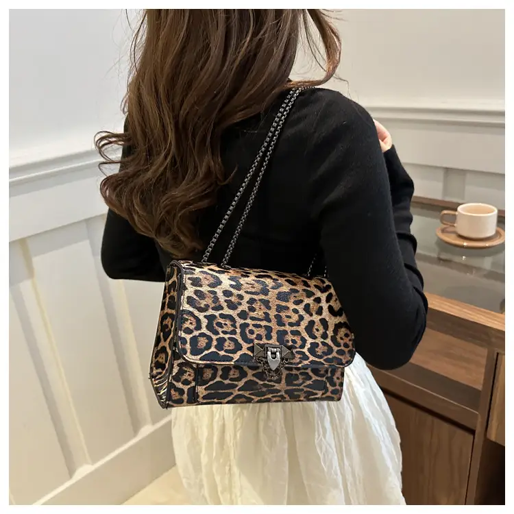 Leopard Print Chain Bag for Women Summer 2024 — feature 12