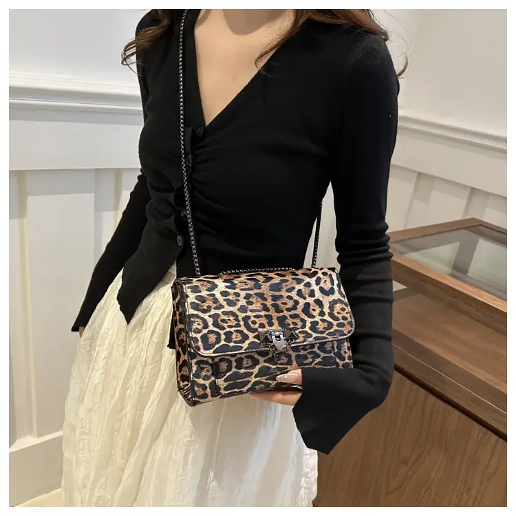 Leopard Print Chain Bag for Women Summer 2024 — feature 14