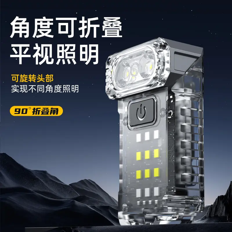 Cross-Body Adjustable Angle UV Headlamp with Magnetic Clip