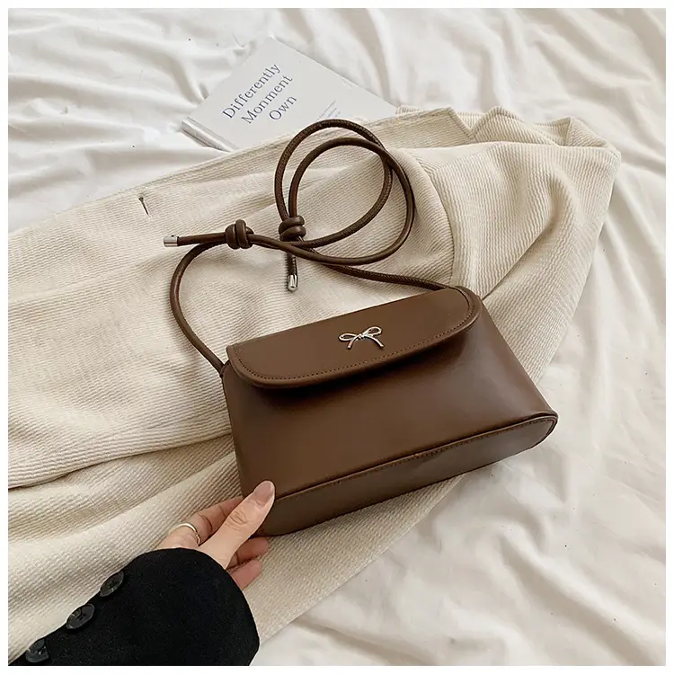Korean Style Bow Bag for Women Silver Single Shoulder — feature 30