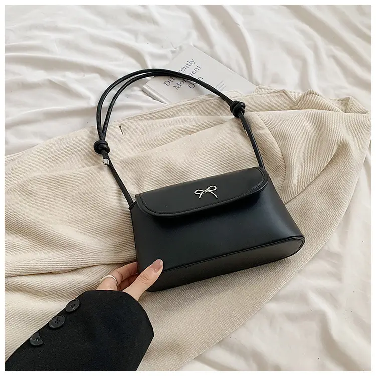 Korean Style Bow Bag for Women Silver Single Shoulder — feature 32