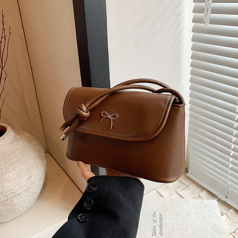 Korean Style Bow Bag for Women Silver Single Shoulder - Image 5