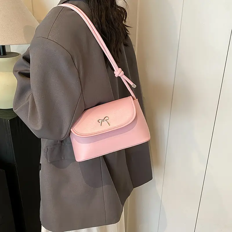 Silver Textive Crossbody Bag Women 2024 - Image 9