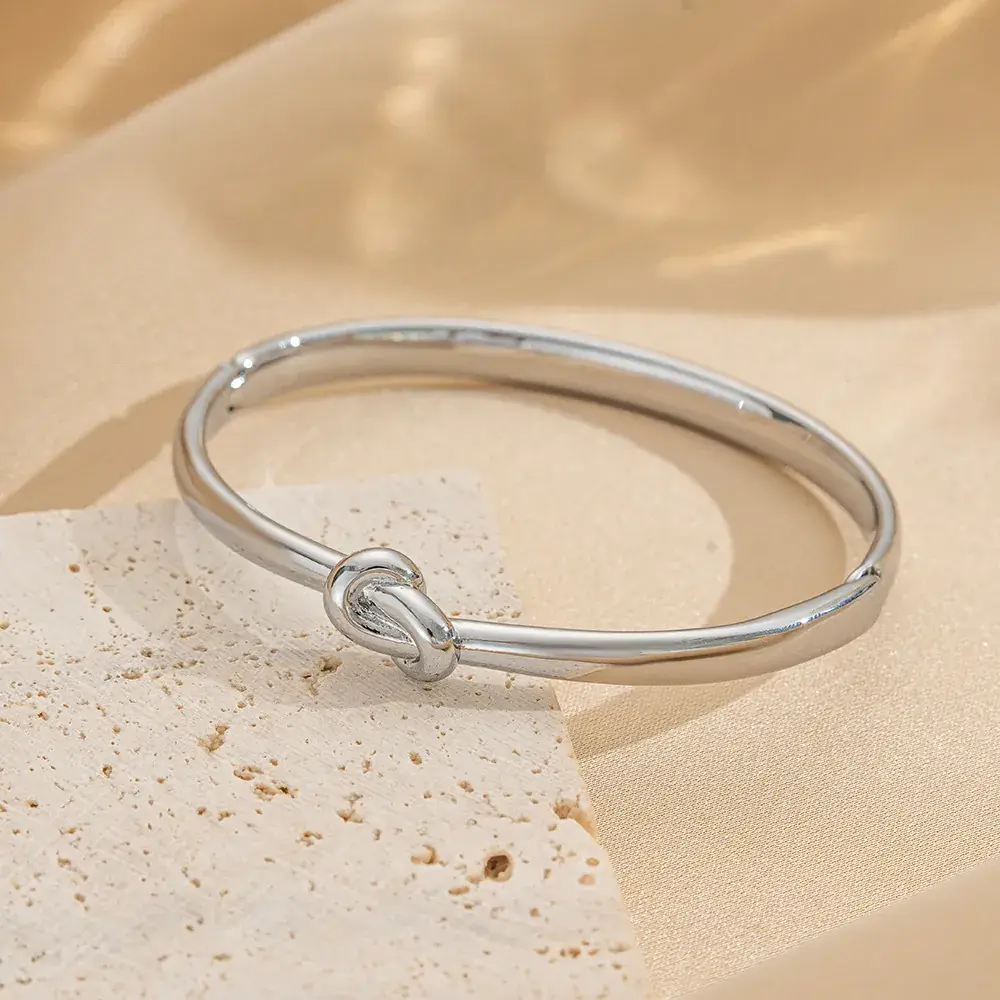 Titanium Steel Bracelet Gold White European American
