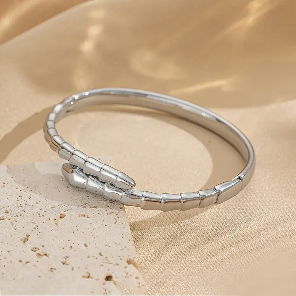 Titanium Steel Bracelet Gold White European American