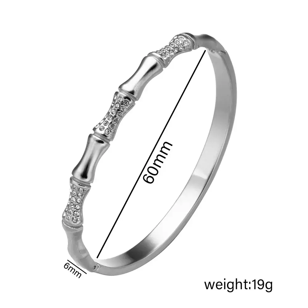 Titanium Steel Bracelet Gold White European American