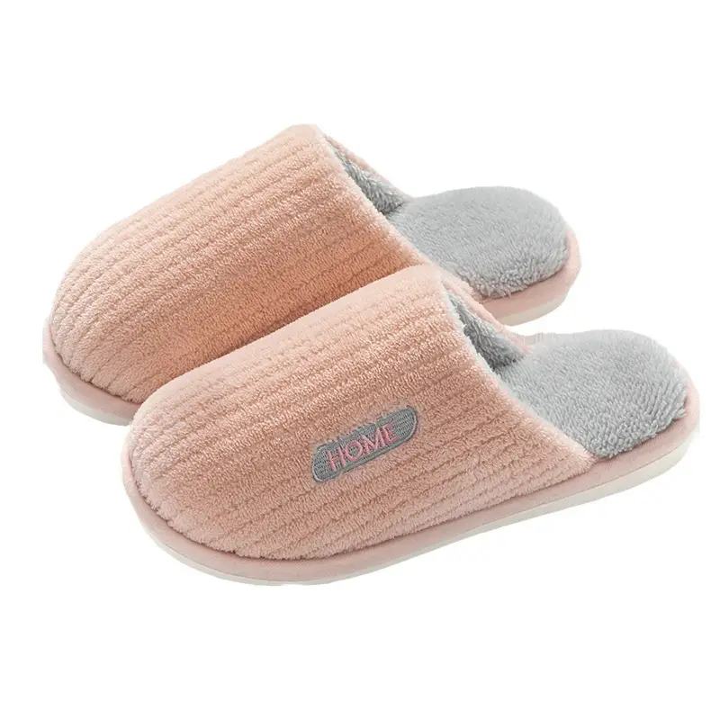 Cotton Slippers for Men, Winter 2026 New Style, Indoor Home Non-Slip Couple's Warm Furry Slippers for Women, Autumn and Winter - Image 7