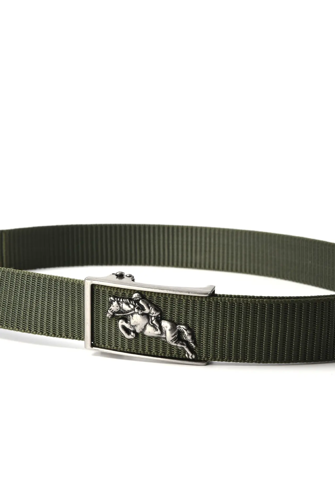 Men's Gold Toothless Automatic Belt with Lion Design — feature 12