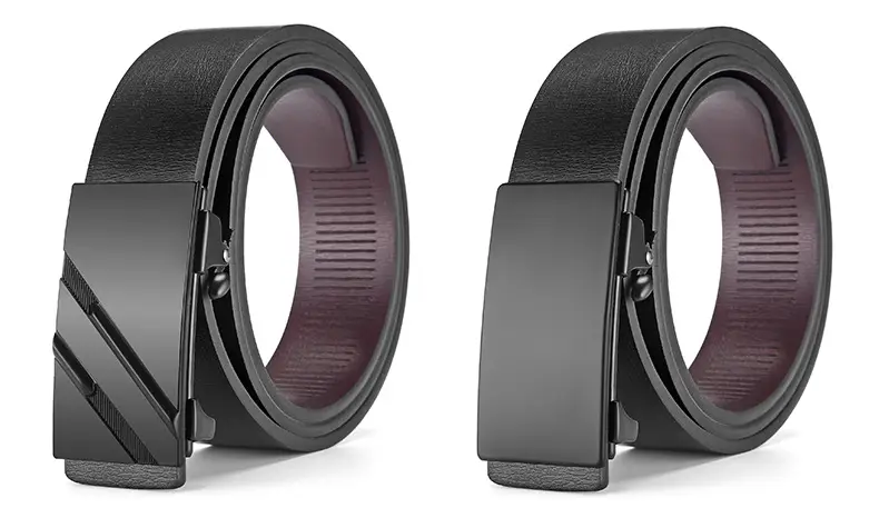 Men's Black Alloy Automatic Buckle Belt — feature 31