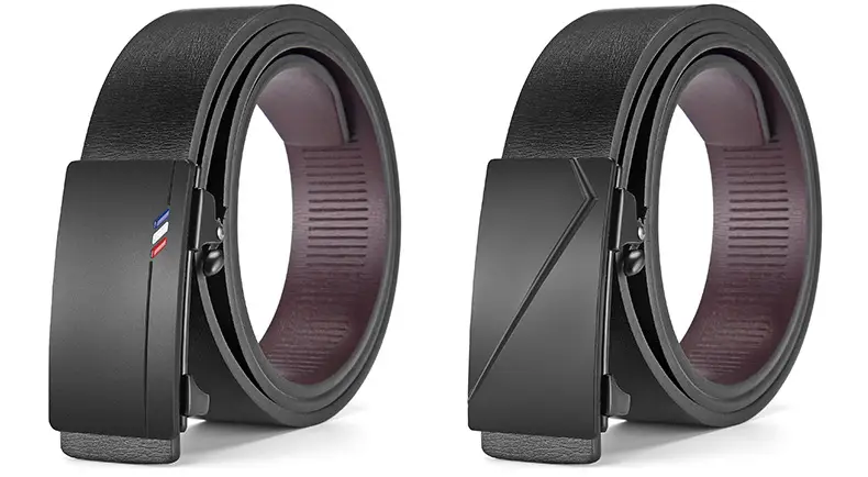 Men's Black Alloy Automatic Buckle Belt — feature 32