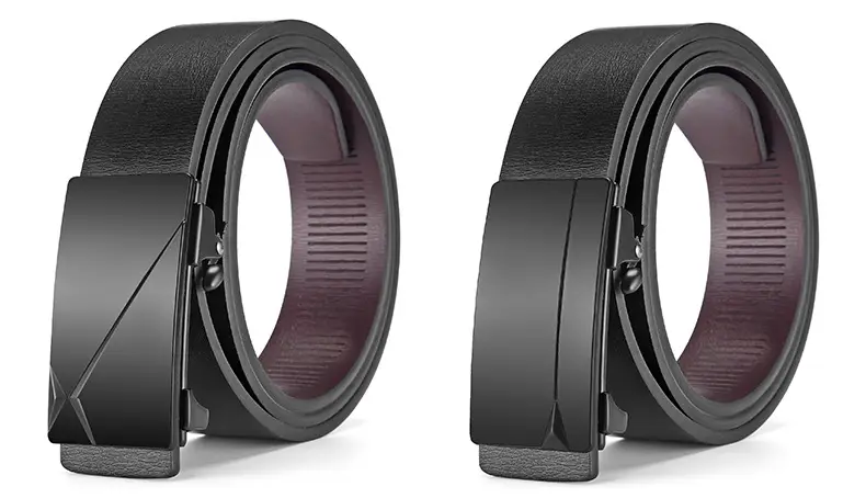 Men's Black Alloy Automatic Buckle Belt — feature 33