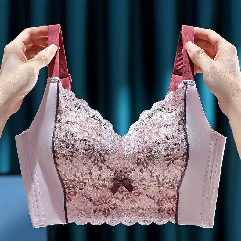 French Lace Push Up Bra Women Small Adjustable