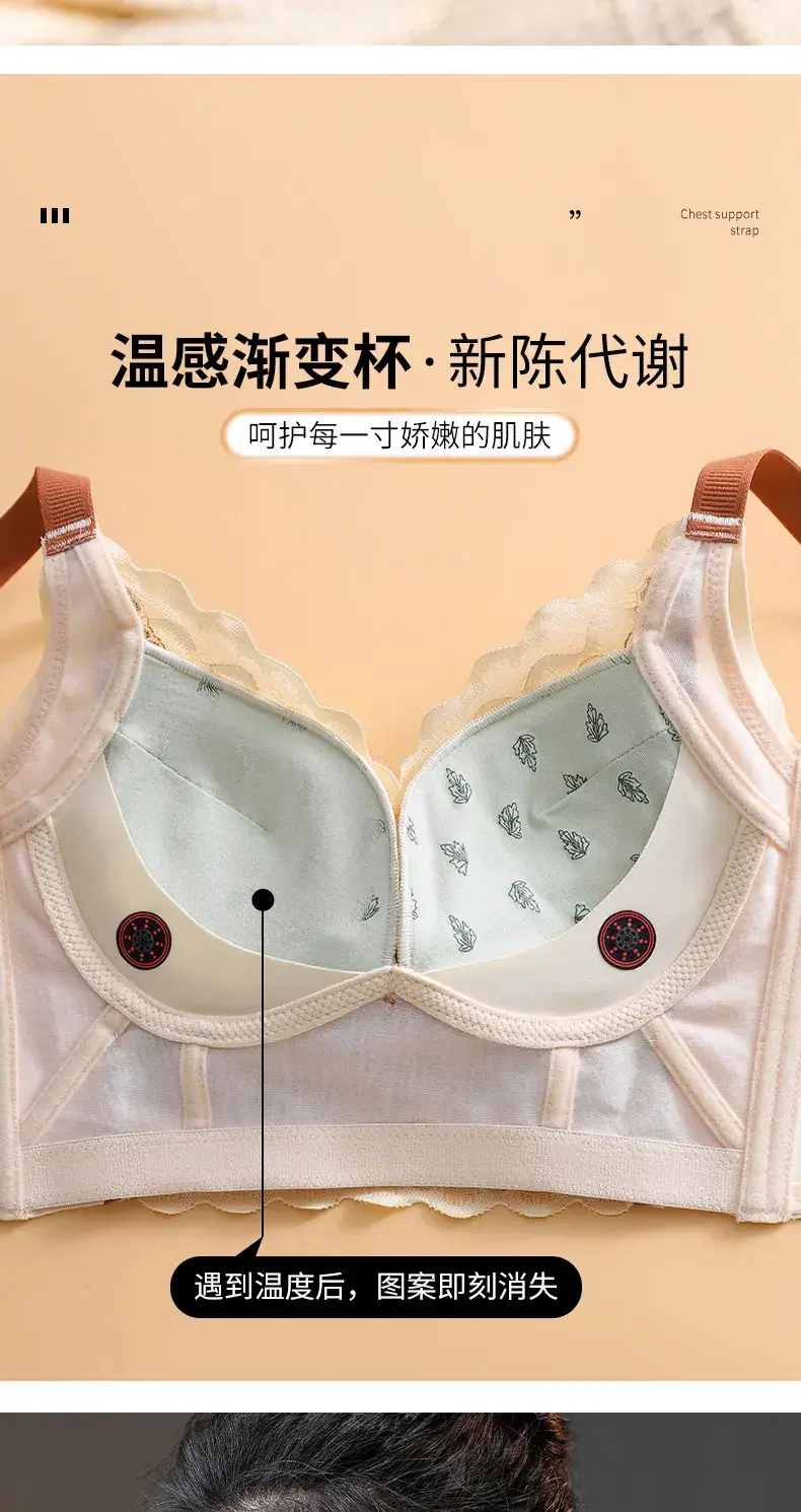 French Lace Push Up Bra Women Small Adjustable — feature 5