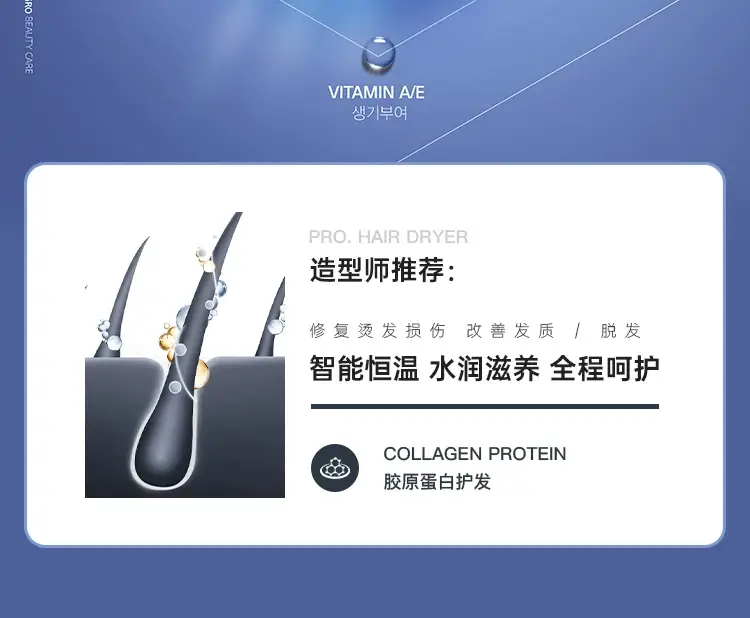 30-day Generation After-Sales Hair Dryer with 1200W & Negative Ion Technology — feature 13