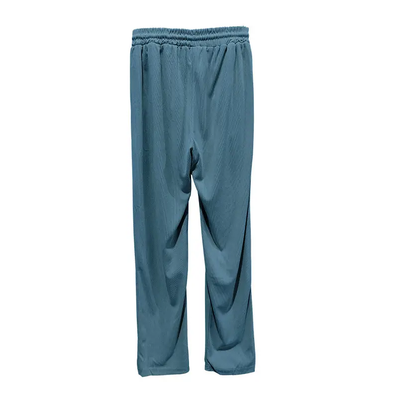 Men Grey Loose Straight Corduroy Pants American Oversize — feature 15