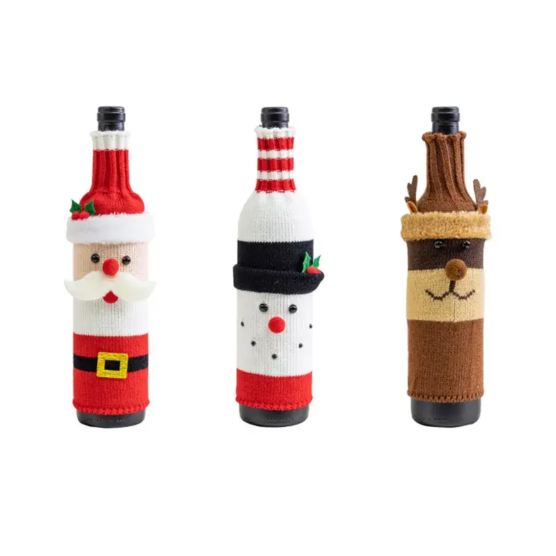 Cross-Country Christmas Bottle Set with Snowman & Snowman Designs - Image 8