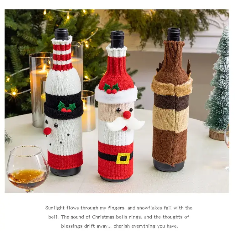 Cross-Country Christmas Bottle Set with Snowman & Snowman Designs — feature 10