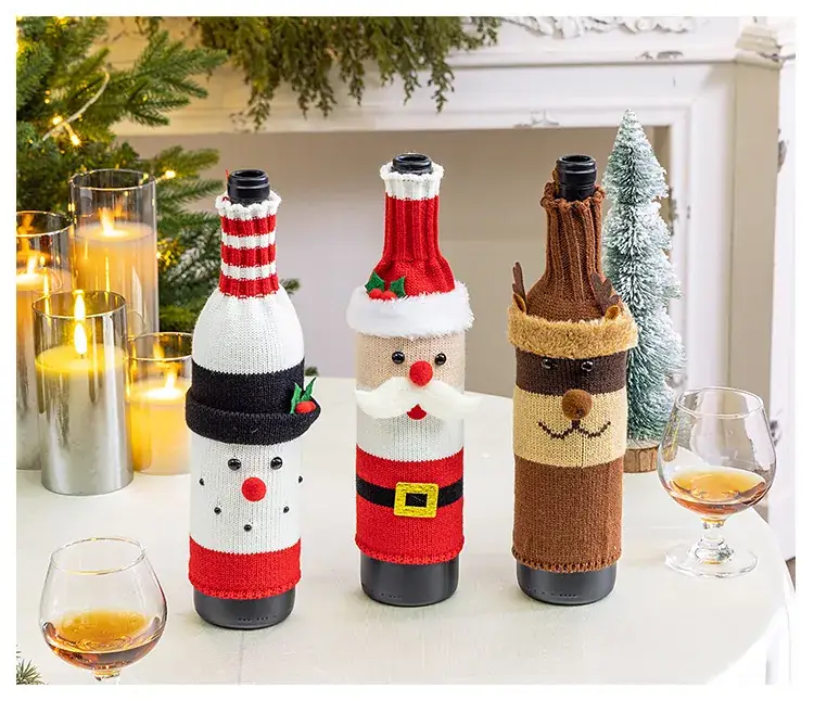 Cross-Country Christmas Bottle Set with Snowman & Snowman Designs — feature 14