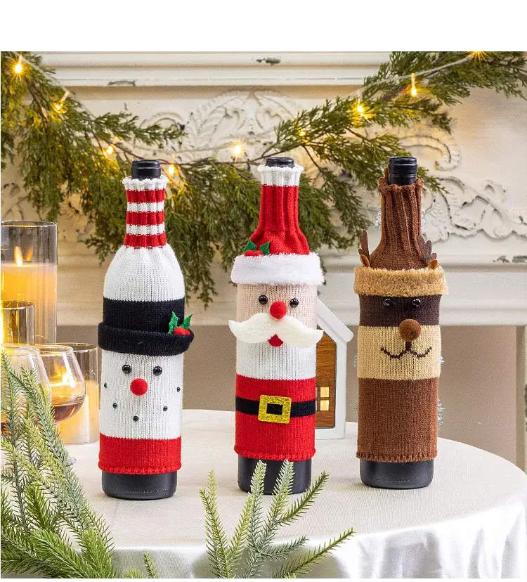 Cross-Country Christmas Bottle Set with Snowman & Snowman Designs — feature 5