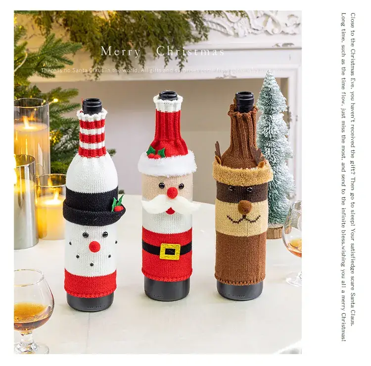 Cross-Country Christmas Bottle Set with Snowman & Snowman Designs — feature 6