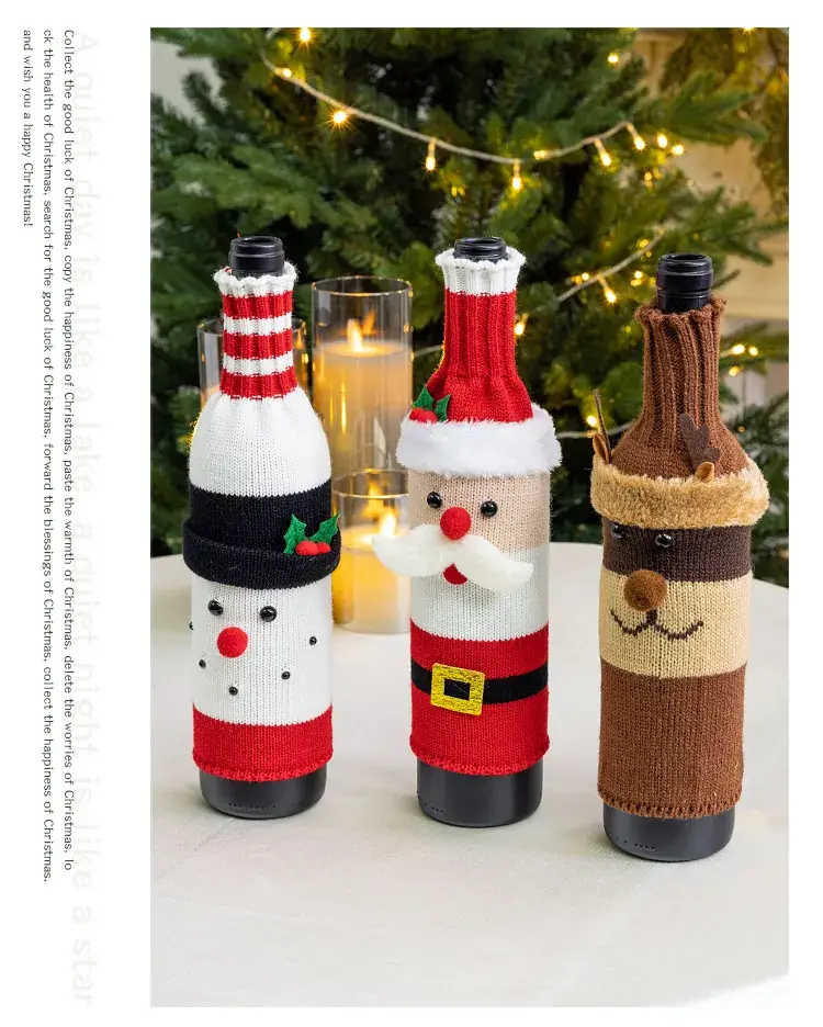 Cross-Country Christmas Bottle Set with Snowman & Snowman Designs — feature 7