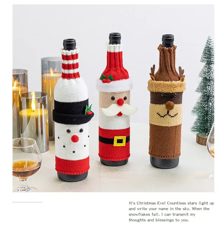 Cross-Country Christmas Bottle Set with Snowman & Snowman Designs — feature 8
