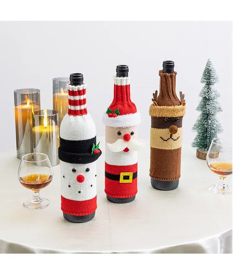 Cross-Country Christmas Bottle Set with Snowman & Snowman Designs — feature 9