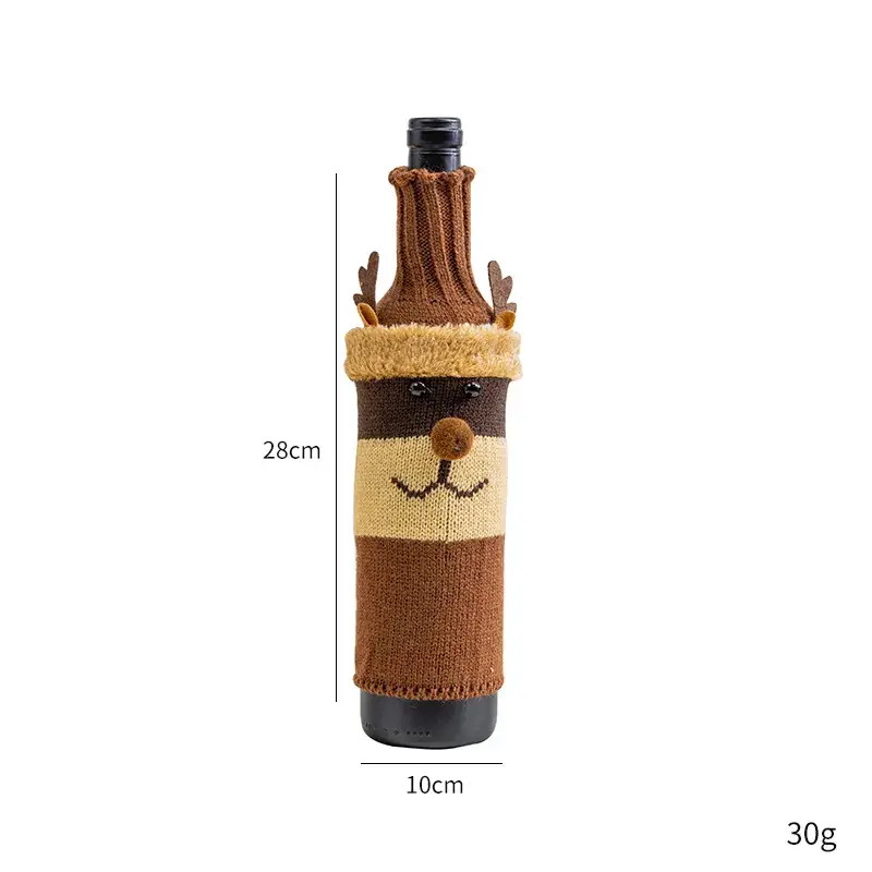 Cross-Country Christmas Bottle Set with Snowman & Snowman Designs - Image 3