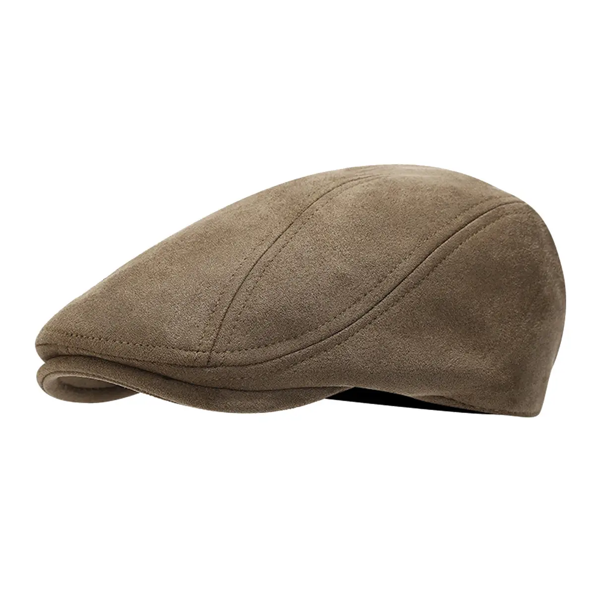 Men's Suede Forward Cap Autumn Warm British - Image 9
