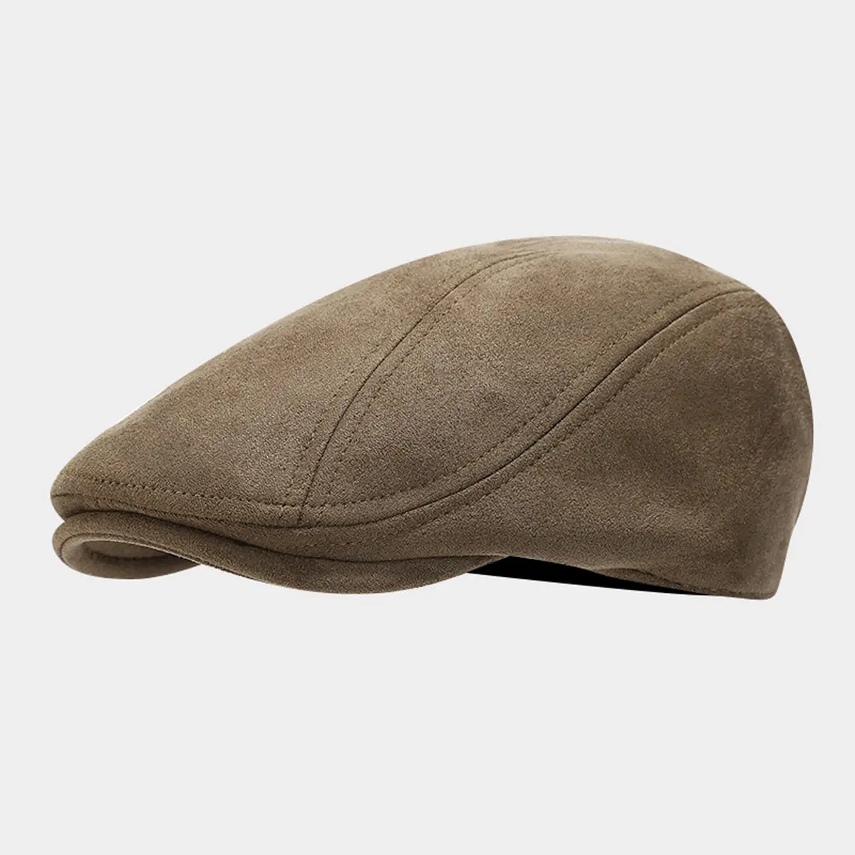 Men's Suede Forward Cap Autumn Warm British — feature 6