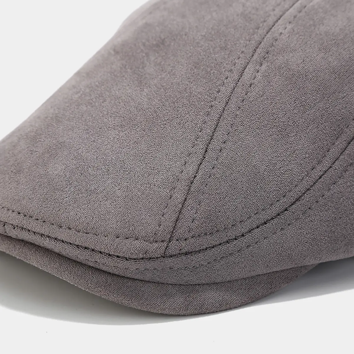 Men's Suede Forward Cap Autumn Warm British — feature 8
