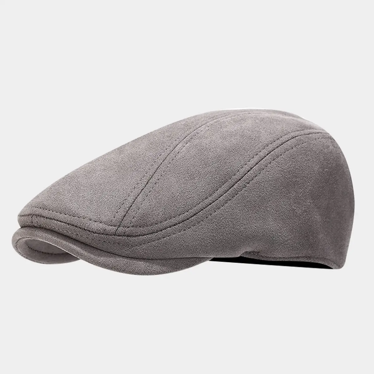 Men's Suede Forward Cap Autumn Warm British - Image 2