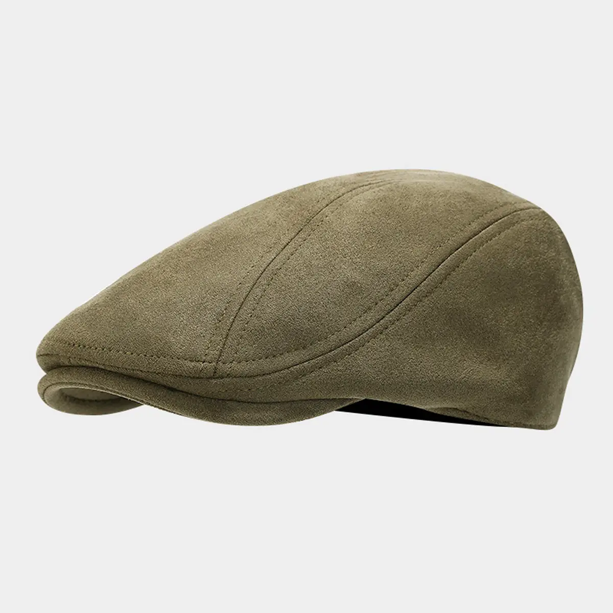 Men's Suede Forward Cap Autumn Warm British - Image 3