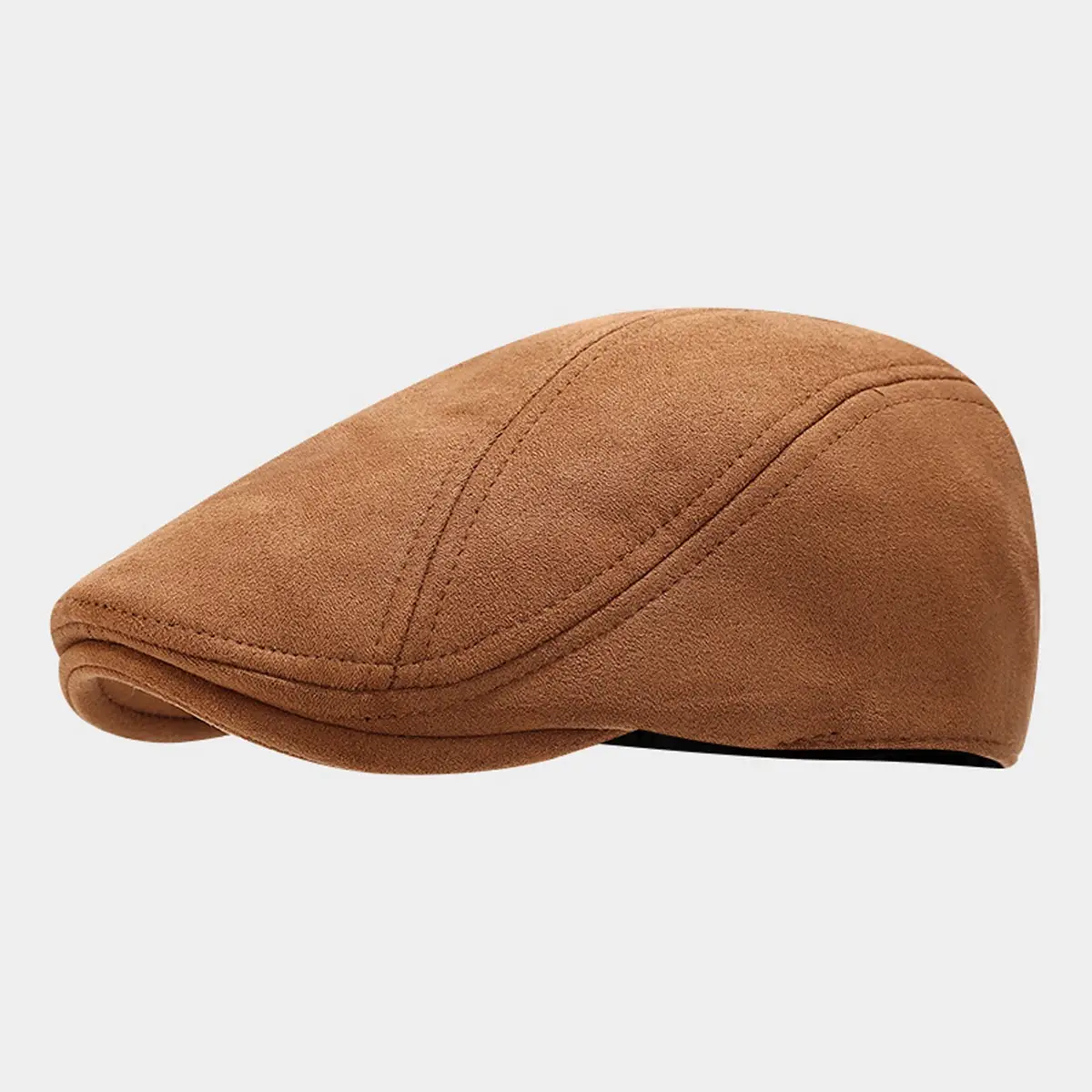 Men's Suede Forward Cap Autumn Warm British - Image 4