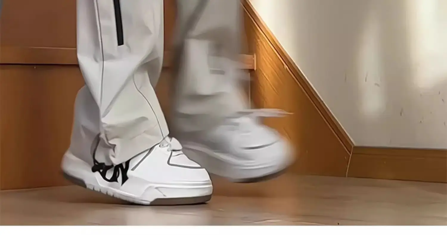 Men's White Windproof Wide-leg Assault Pants — feature 25
