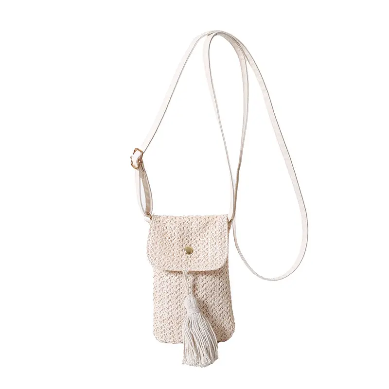 Women's Straw Tassel Shoulder Crossbody Bag 2024 - Image 6